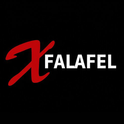 X Falafel  logo.